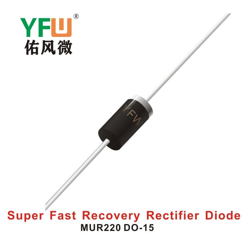 MUR220   DO-15    Diodos de recuperación ultrarrápida Yfw youfeng Weiyuan Factory