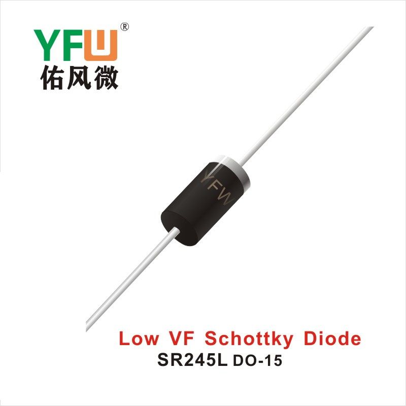 SR245L   DO-15   Diodos Schottky de baja dirección positiva Yfw youfeng Weiyuan Factory