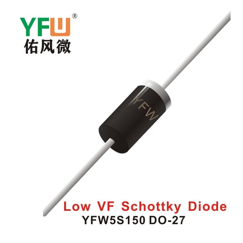 YFW5S150    DO-27   Diodos Schottky de baja dirección positiva Yfw youfeng Weiyuan Factory