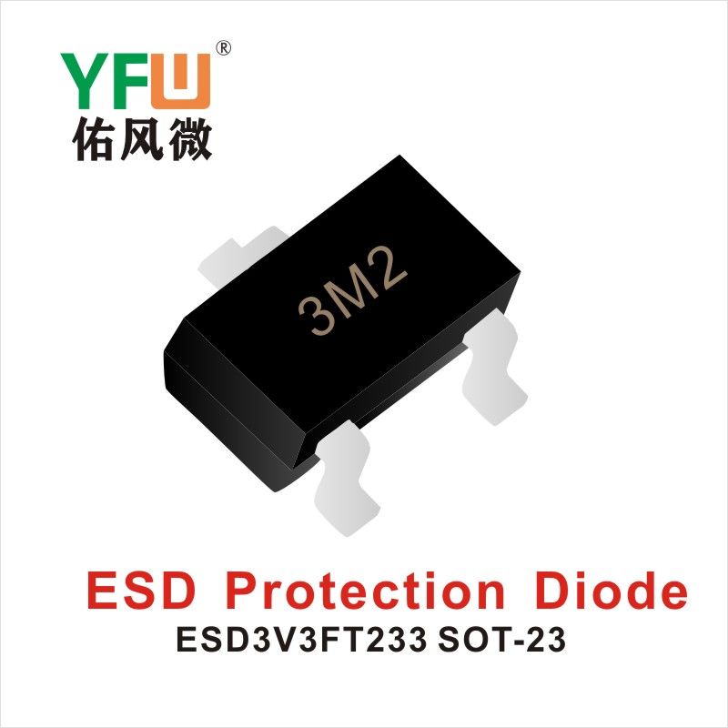 ESD3V3FT233    SOT-23   Diodos de protección estática  Yfw youfeng Weiyuan Factory