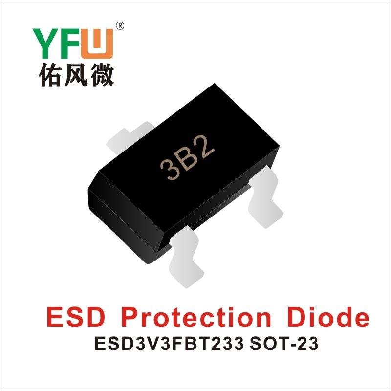 ESD3V3FBT233    SOT-23   Diodos de protección estática  Yfw youfeng Weiyuan Factory