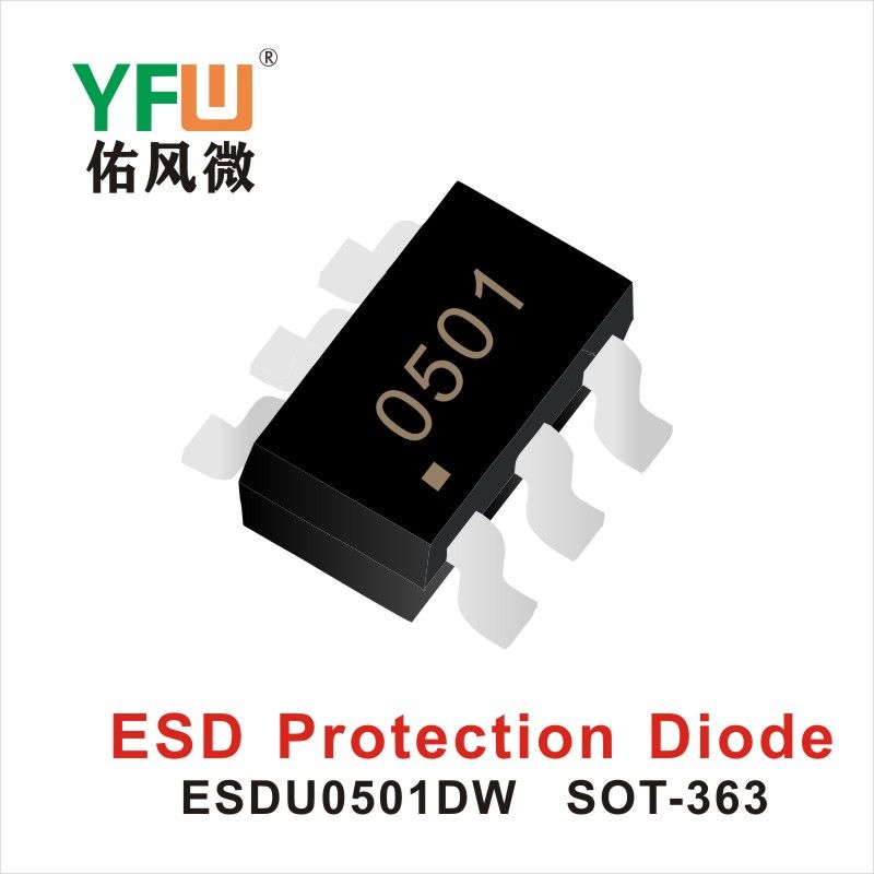 ESDU0501DW    SOT-363   Diodos de protección estática  Yfw youfeng Weiyuan Factory