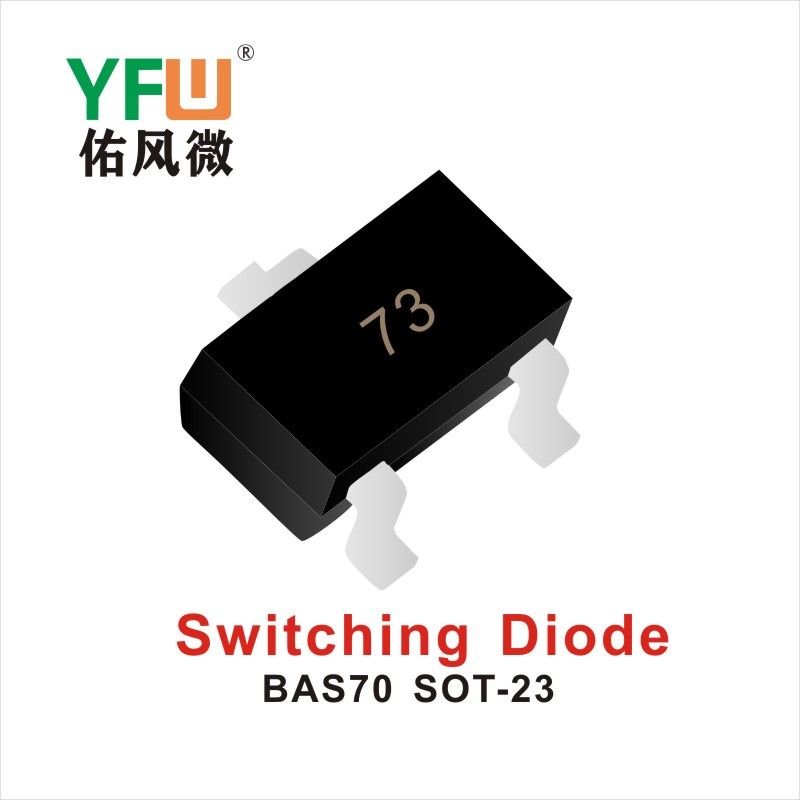  BAS70  SOT-23  Diodos de conmutación estática  Yfw youfeng Weiyuan Factory