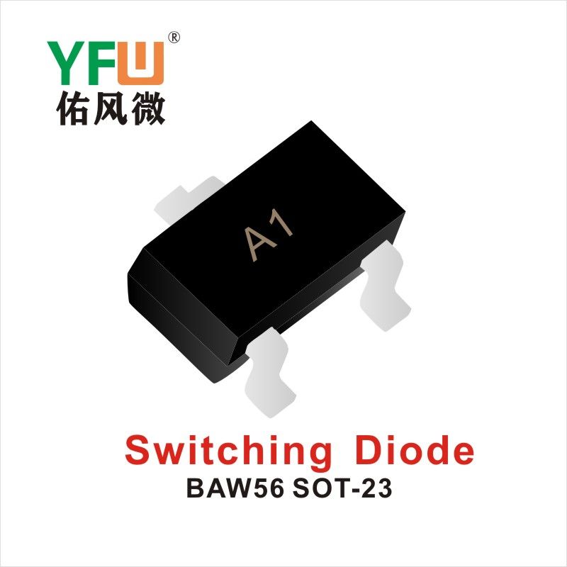 BAW56   SOT-23  Diodos de conmutación estática  Yfw youfeng Weiyuan Factory