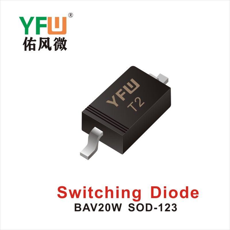 BAV20W  SOD-123  Diodos de conmutación estática  Yfw youfeng Weiyuan Factory