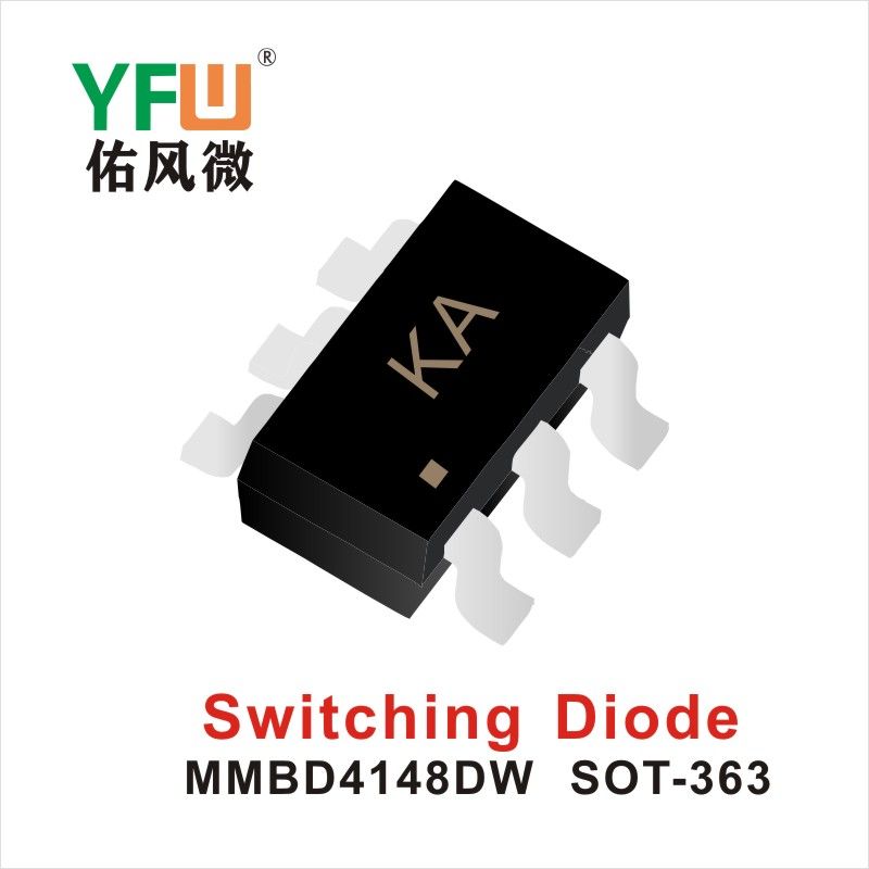 MMBD4148DW   SOT-23   Diodos de conmutación estática  Yfw youfeng Weiyuan Factory